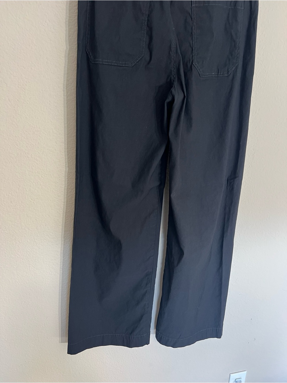 Anthropologie Colette High-Rise Wide-Leg Full-Length Pants Magic Fabric 29 black - Picture 13 of 15